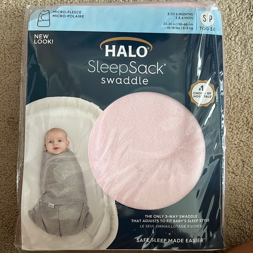 Halo Sleep Sack Swaddle TOG 3.0 (new in box)